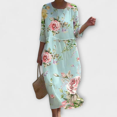 Miranda™ | Elegantes Maxikleid mit Blumenmuster