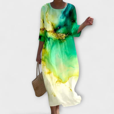 Miranda™ | Elegantes Maxikleid mit Blumenmuster