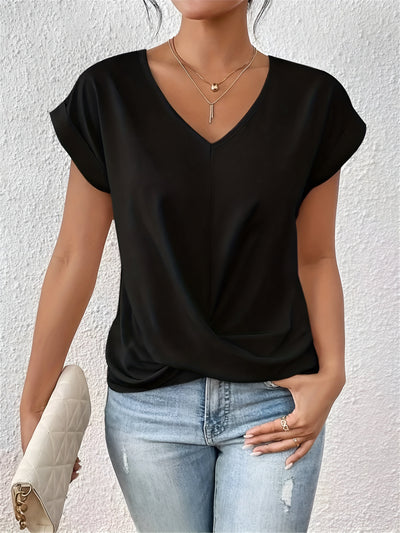 Sofia™ – T-Shirt Casual mit Herz-Ausschnitt