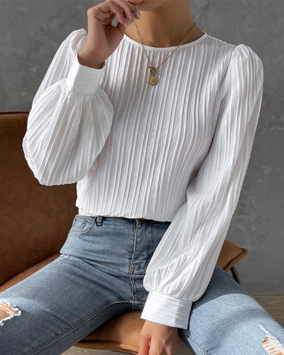 Jiana™ | Elegante Bluse mit Lanternenärmeln