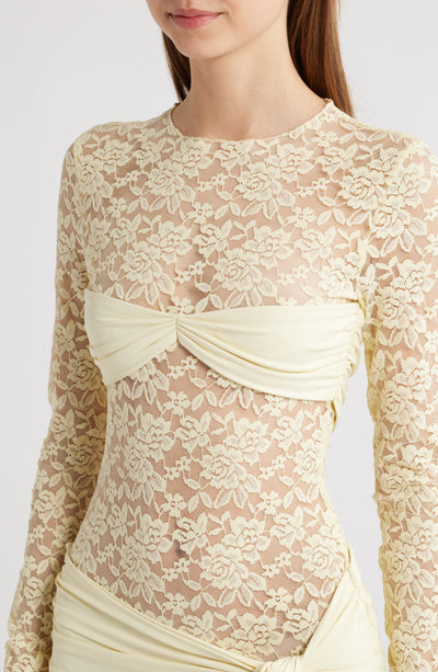 Celina Soleil | Spitzen Mini Kleid