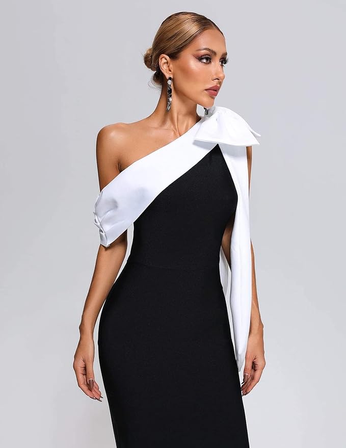 Colette | Off-Shoulder Midi Kleid