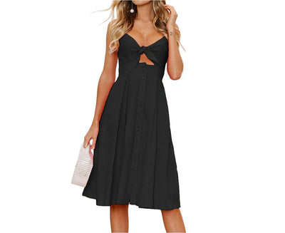 Flirty Bow | Midi Kleid