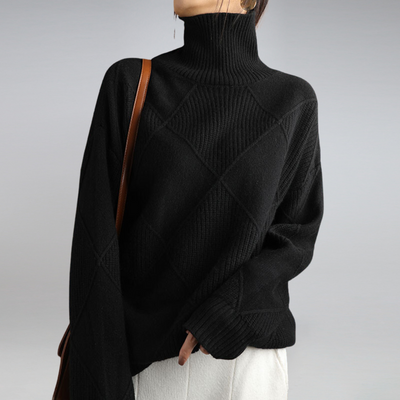 Adelle™ | Bequemer Pullover mit Stehkragen