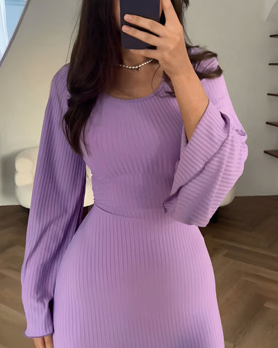Elegantes Maxikleid aus Strick