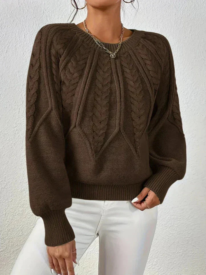Agnese | Schicker Pullover mit Zopfmuster
