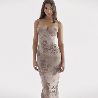 Eclipse Retro | Maxi Kleid