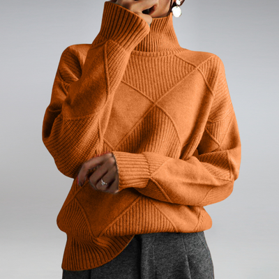 Adelle™ | Bequemer Pullover mit Stehkragen