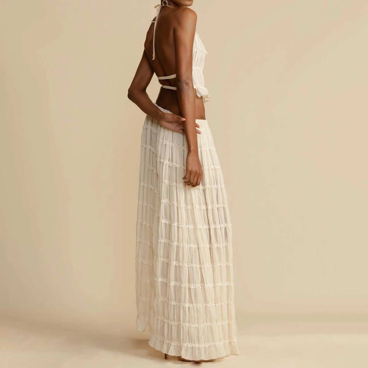 Crop & Gown | Sommerliches Zweiteiliges Set