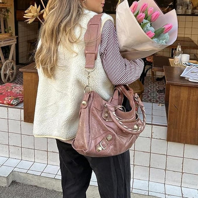 Nuvée | Teddy Weste mit Reißverschluss & Aufgesetzten Taschen