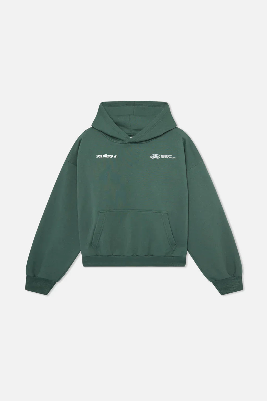 Withlove | Oversized Hoodie mit Statement-Backprint