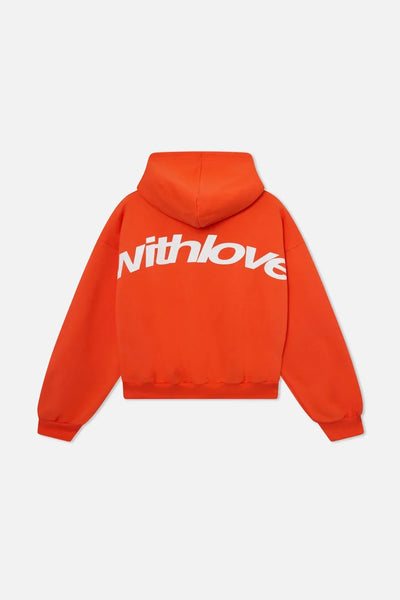 Withlove | Oversized Hoodie mit Statement-Backprint