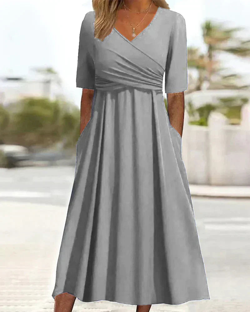 Anna™ - Wickelkleid mit kurzen Ärmeln