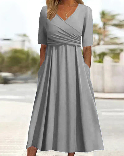 Anna™ - Wickelkleid mit kurzen Ärmeln