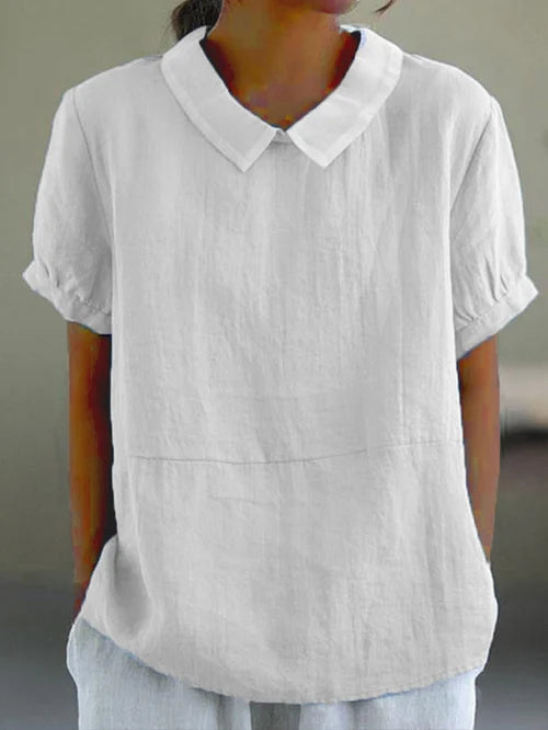 Amalie™ | Bluse mit Kragen und Relaxed Fit
