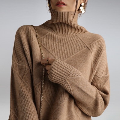 Adelle™ | Bequemer Pullover mit Stehkragen