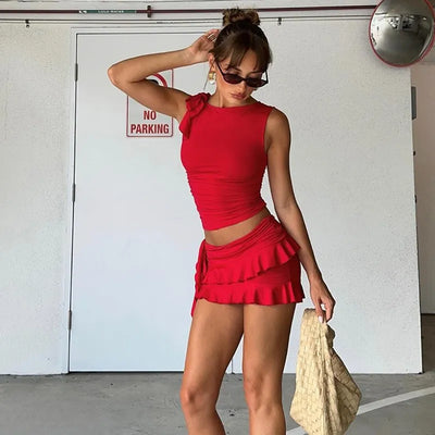 Rouge Ruffle | Set