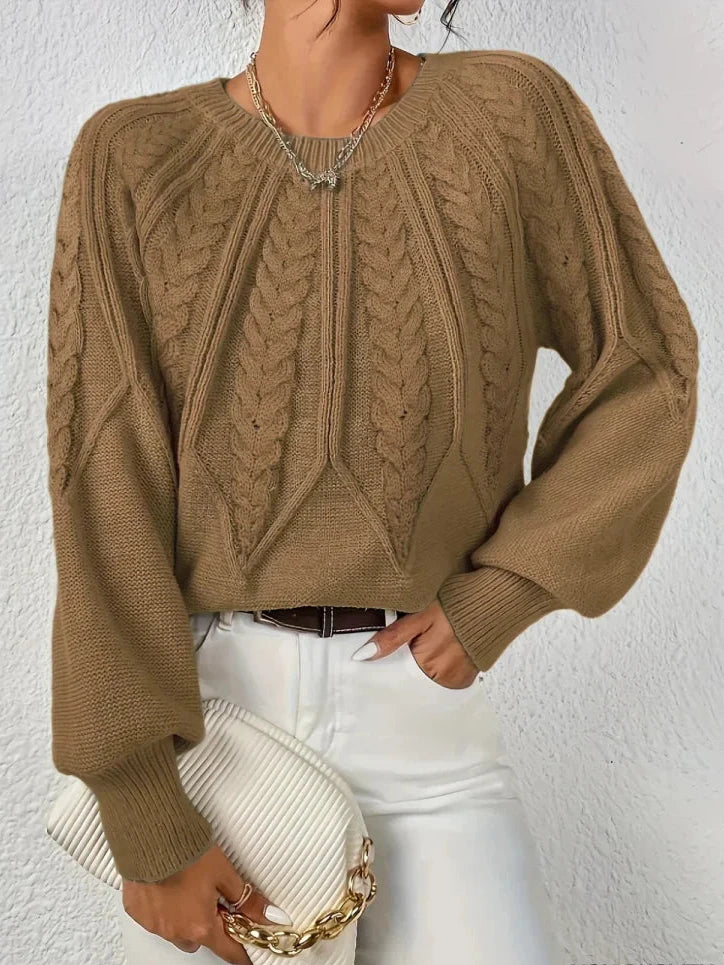 Agnese | Schicker Pullover mit Zopfmuster
