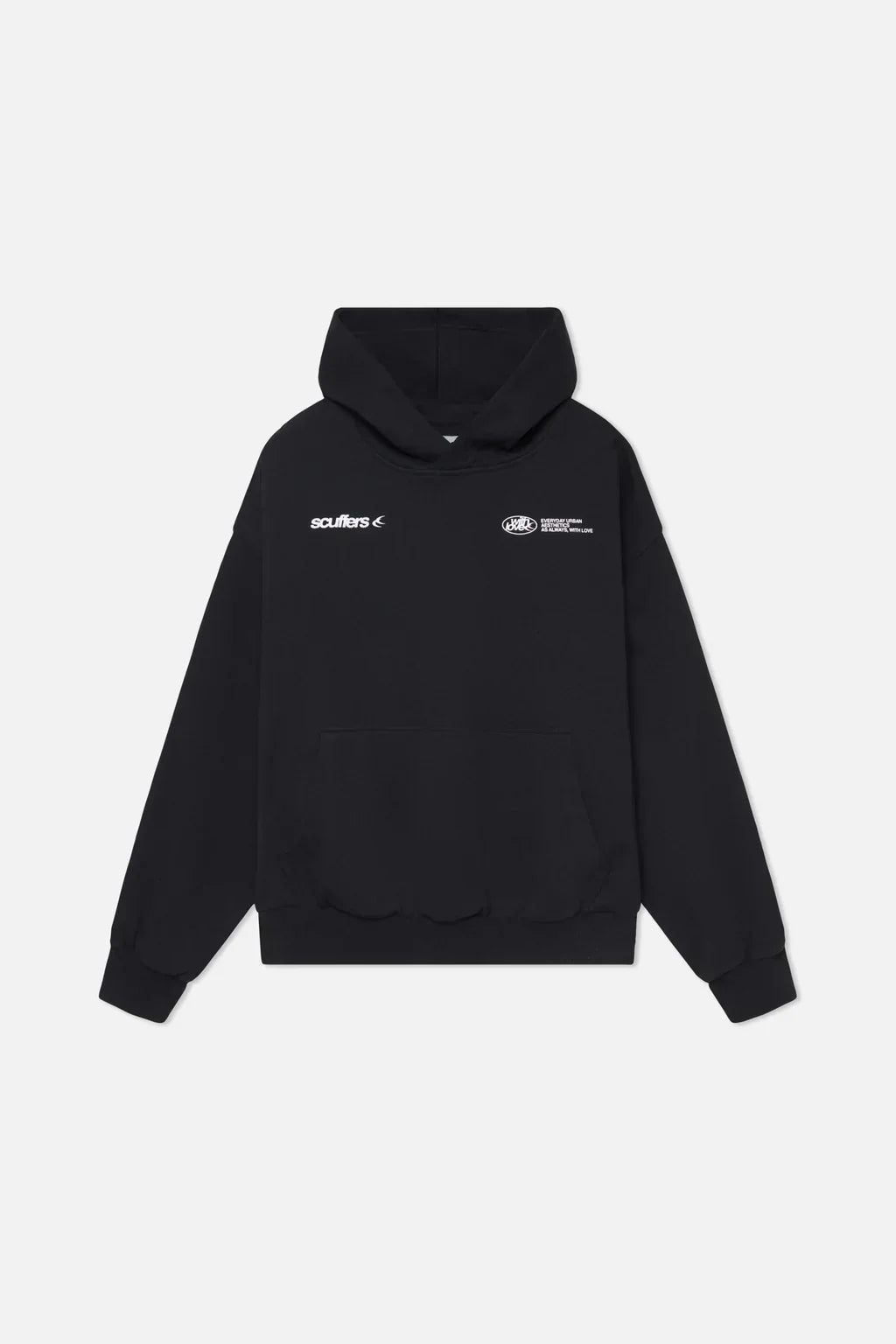 Withlove | Oversized Hoodie mit Statement-Backprint