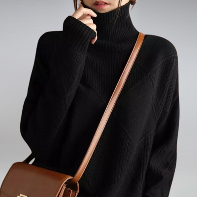 Adelle™ | Bequemer Pullover mit Stehkragen