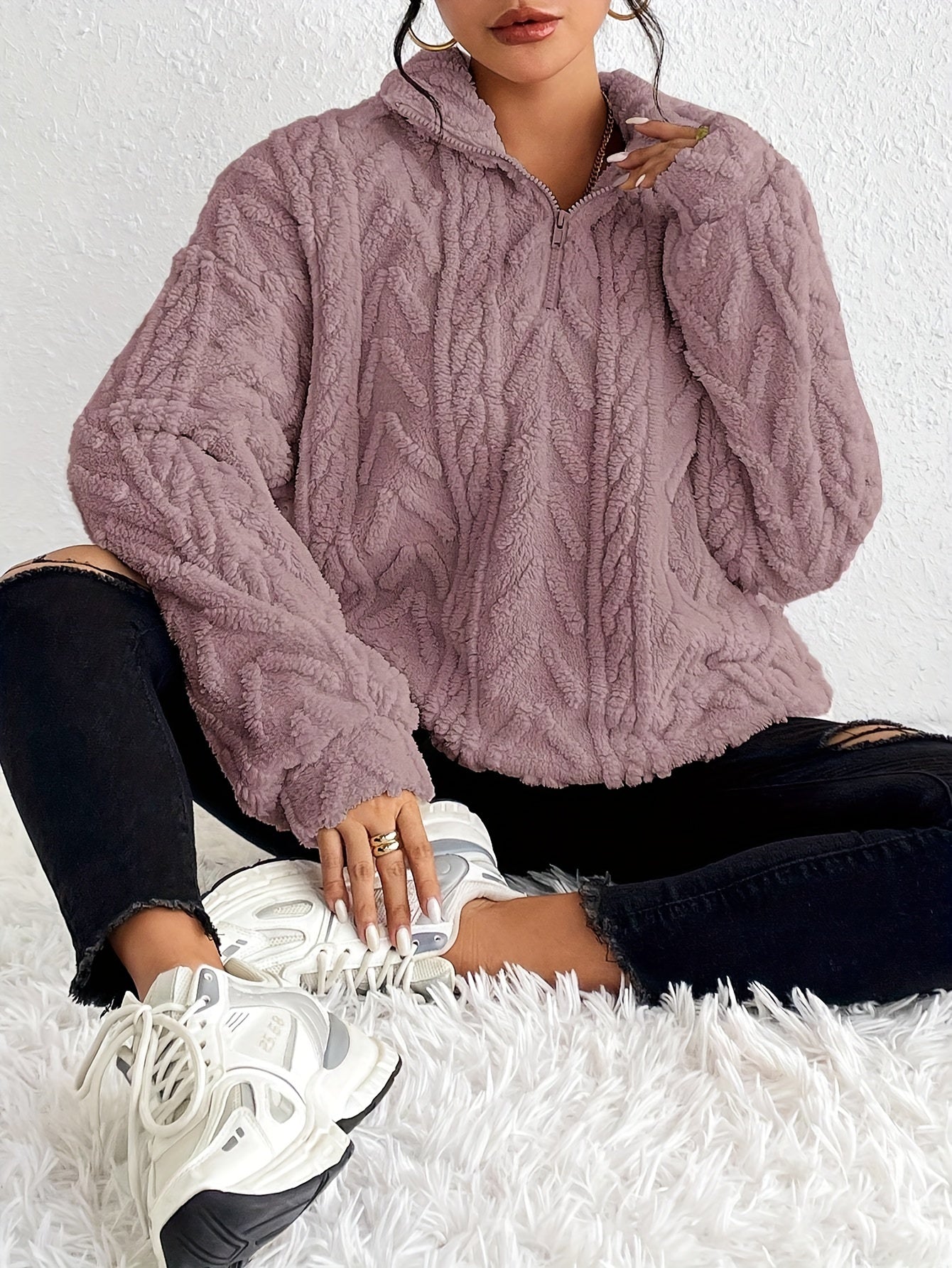 Maddalena | Eleganter Fleece-Pullover