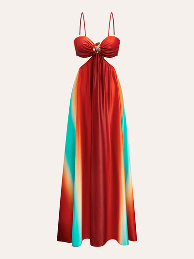 Soleina | Bunte Maxi-Kleid