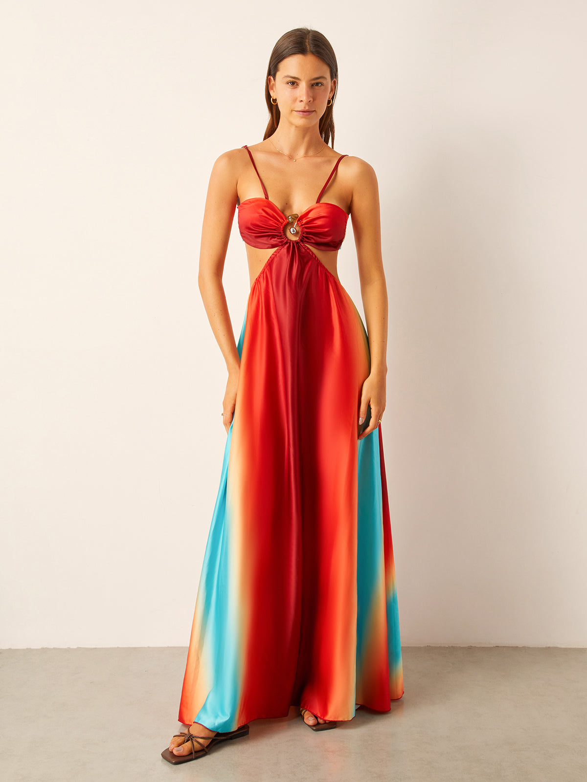 Soleina | Bunte Maxi-Kleid