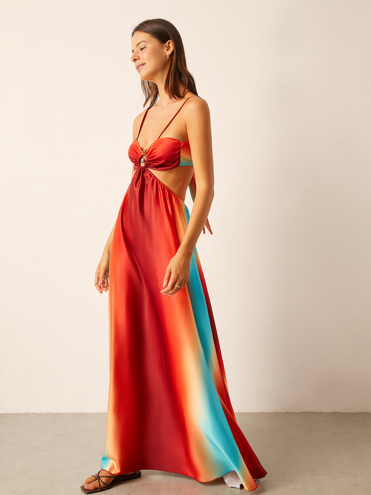 Soleina | Bunte Maxi-Kleid