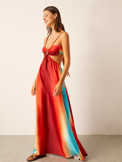 Soleina | Bunte Maxi-Kleid