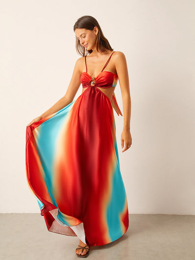 Soleina | Bunte Maxi-Kleid