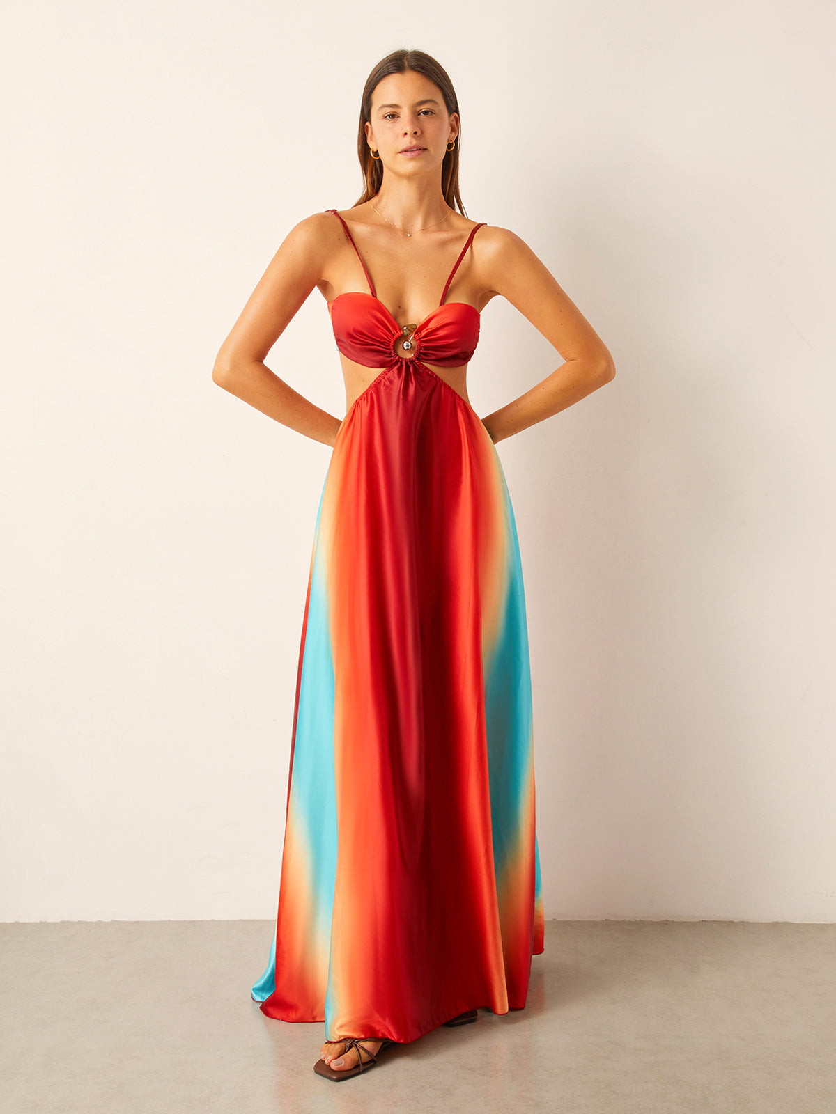 Soleina | Bunte Maxi-Kleid