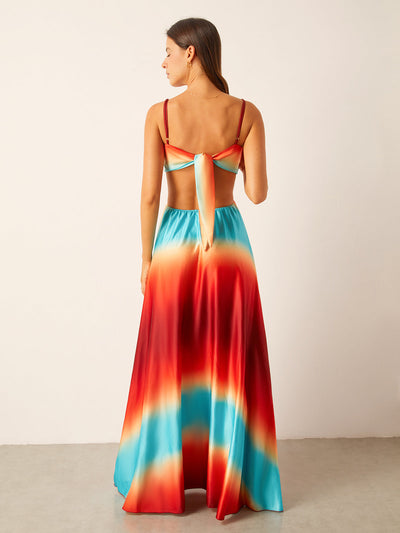 Soleina | Bunte Maxi-Kleid