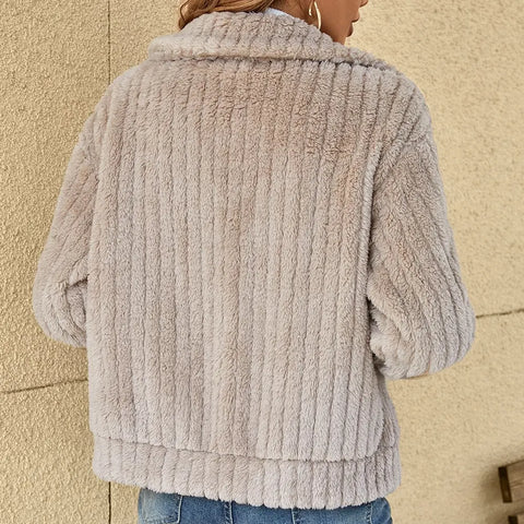 Teresa | Plüsch-Cardigan