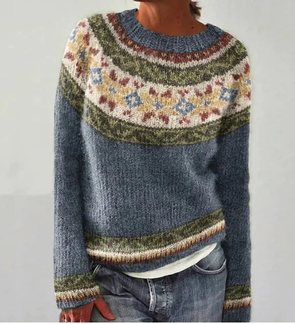 Flavia | Retro-Herbstpullover