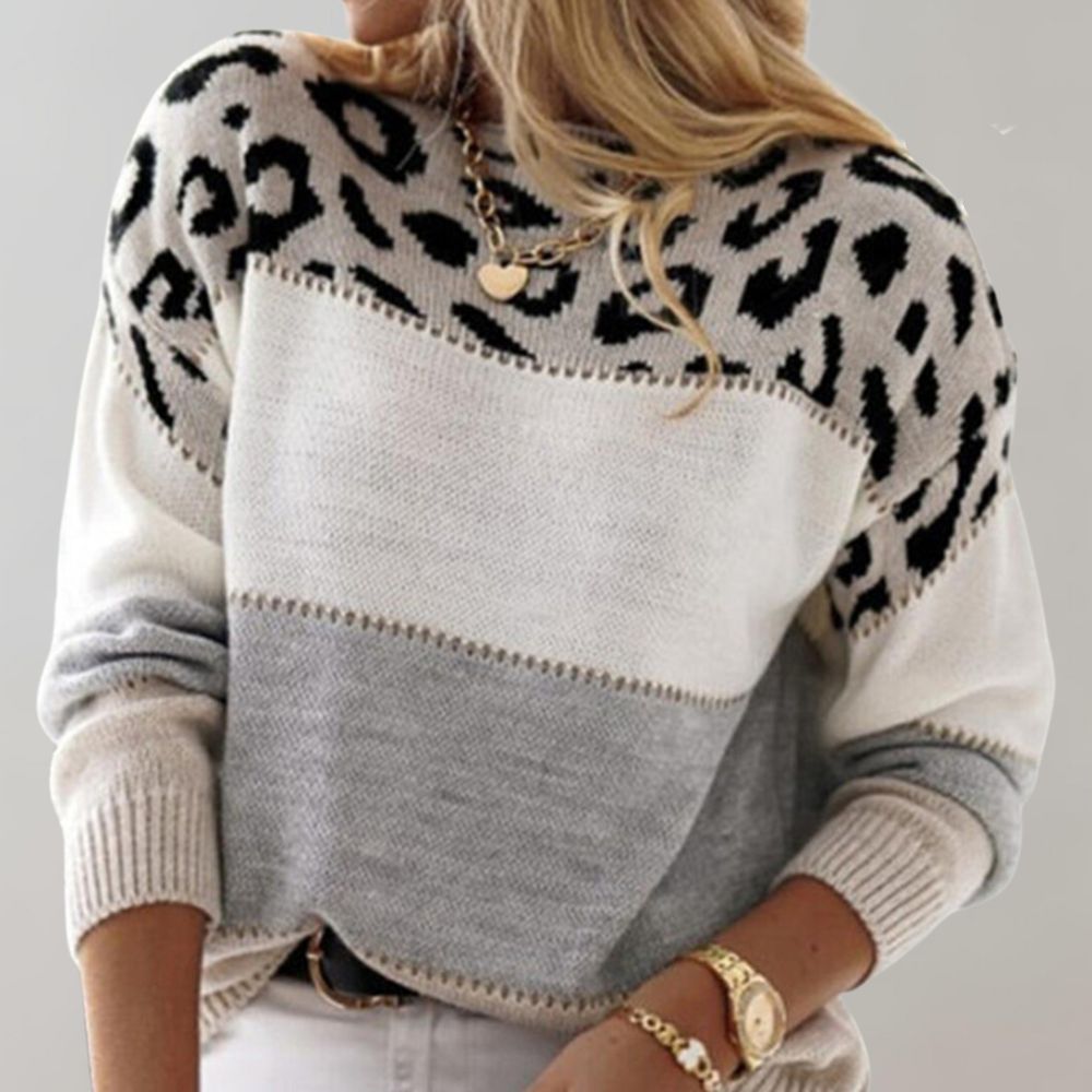 Cheyenne™ | Freizeitpullover mit Leopardenmuster