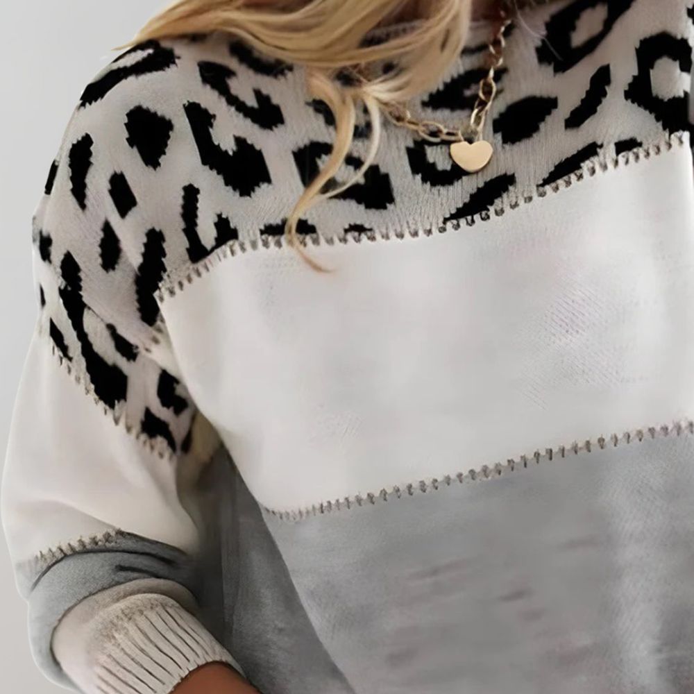 Cheyenne™ | Freizeitpullover mit Leopardenmuster