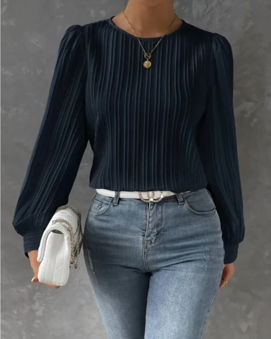 Jiana™ | Elegante Bluse mit Lanternenärmeln