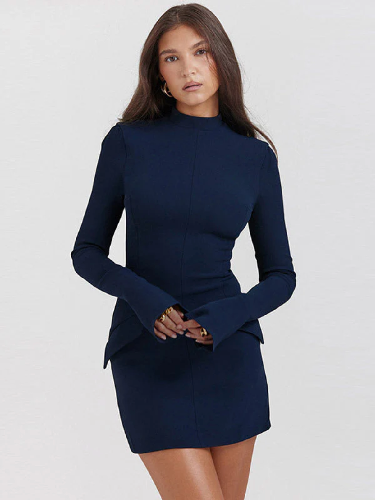Silvia™ | Kleid mit Umschlägen