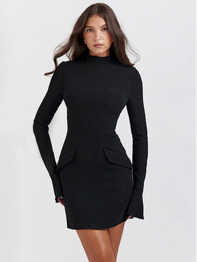 Silvia™ | Kleid mit Umschlägen