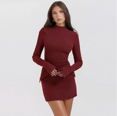 Silvia™ | Kleid mit Umschlägen