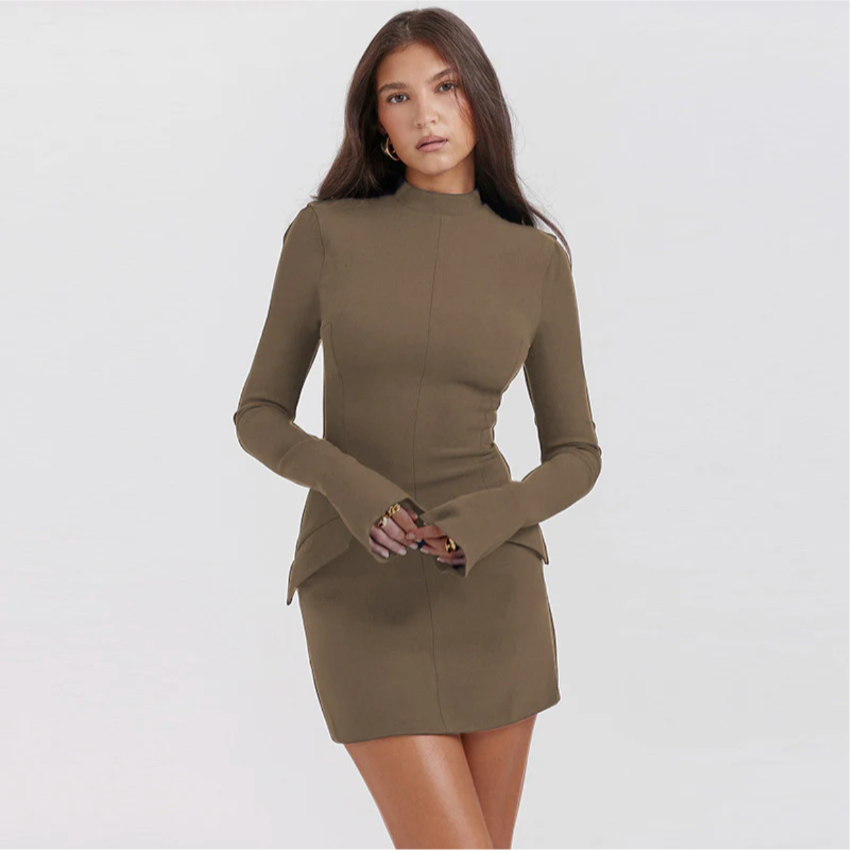 Silvia™ | Kleid mit Umschlägen
