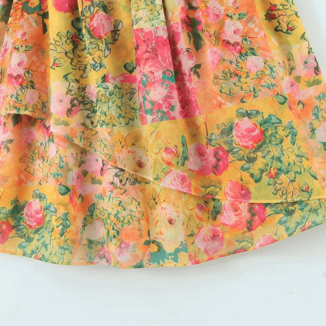 ColorSplash Chic | Mini Kleid