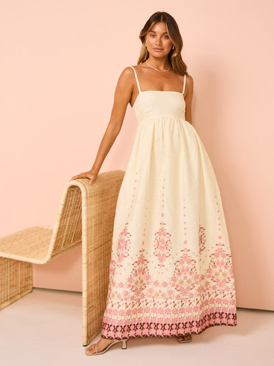 Akalia | Romantisches Maxi-Kleid