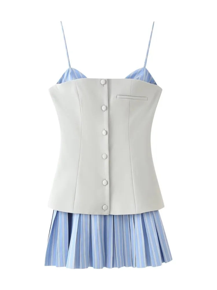 Colette Falten| Mini Kleid