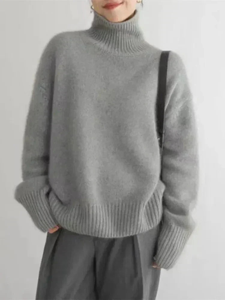 Diana - Weicher und Bequemer Rollkragenpullover