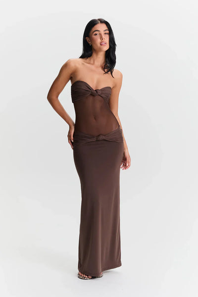 Soraya | Mesh Maxikleid