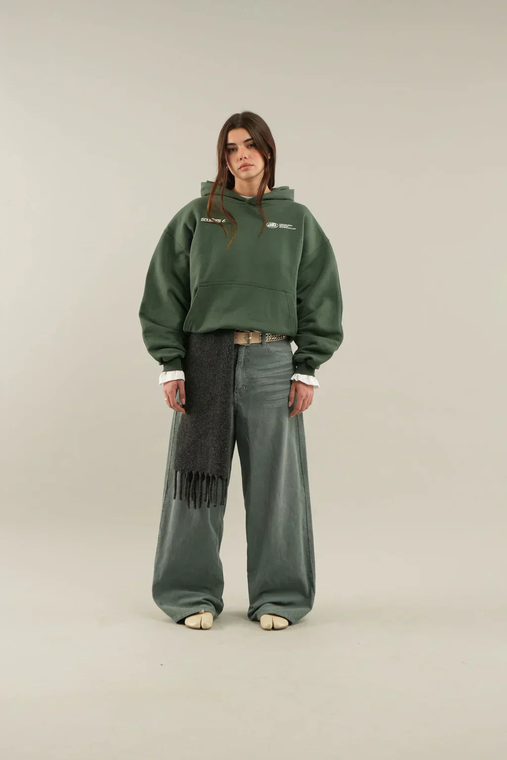 Withlove | Oversized Hoodie mit Statement-Backprint