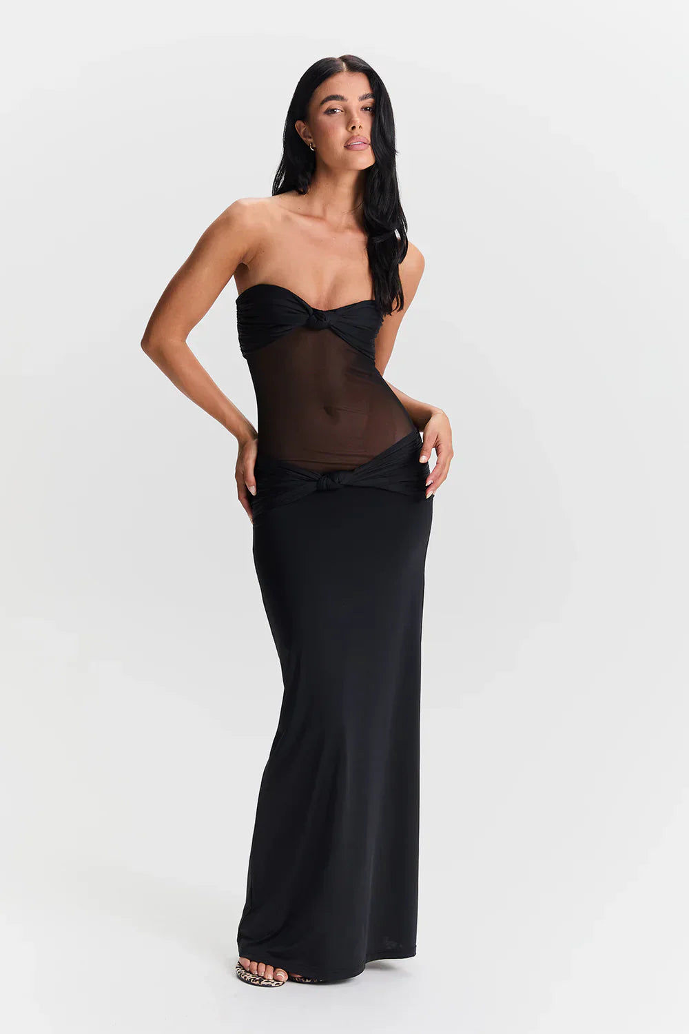 Soraya | Mesh Maxikleid