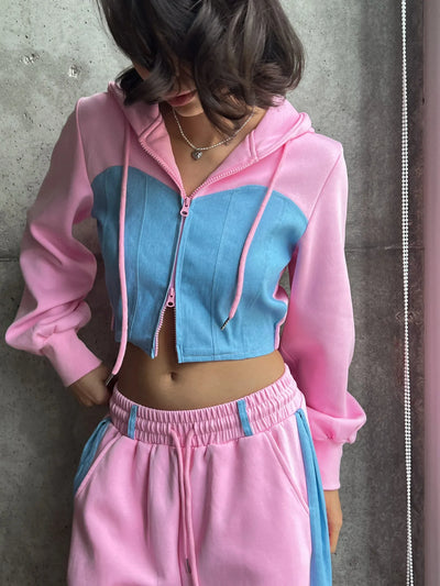 Denise | Kontrast Tracksuit Set