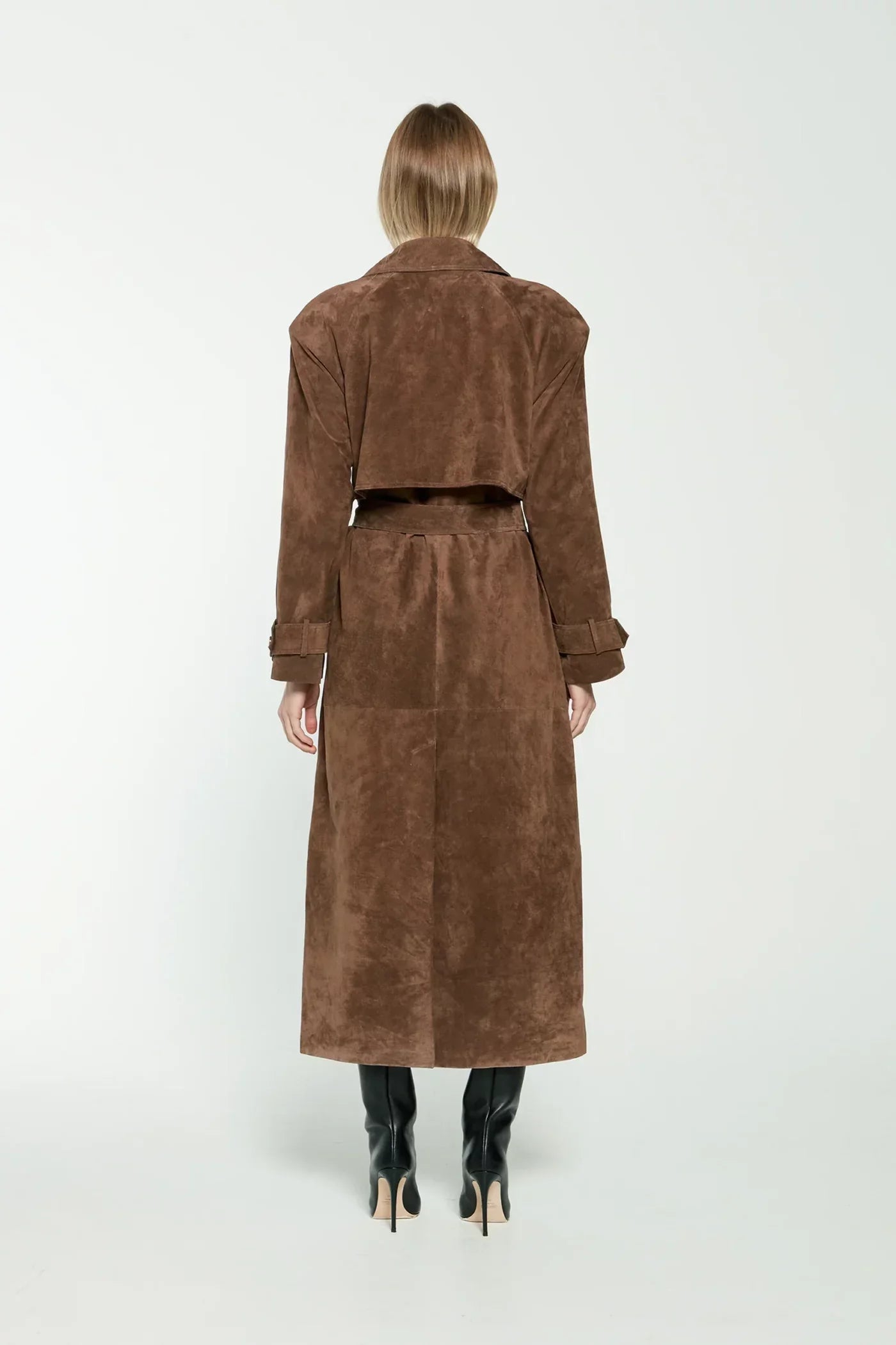 Sienna Wildleder | Trenchcoat